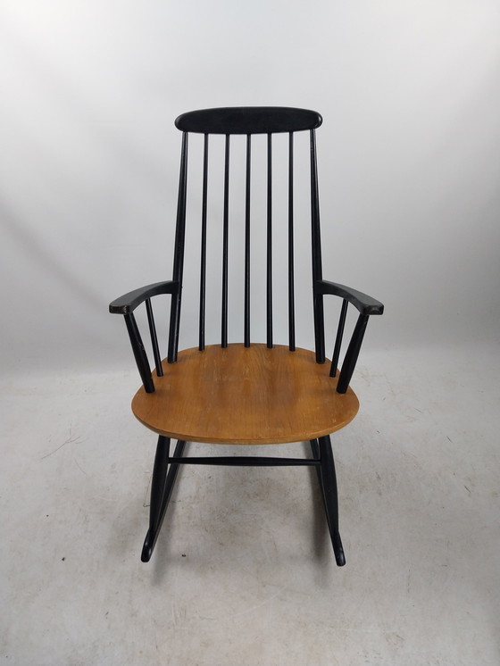 Image 1 of 1 X Scandinavian Rocking Chair In Style From Tapiovaara.