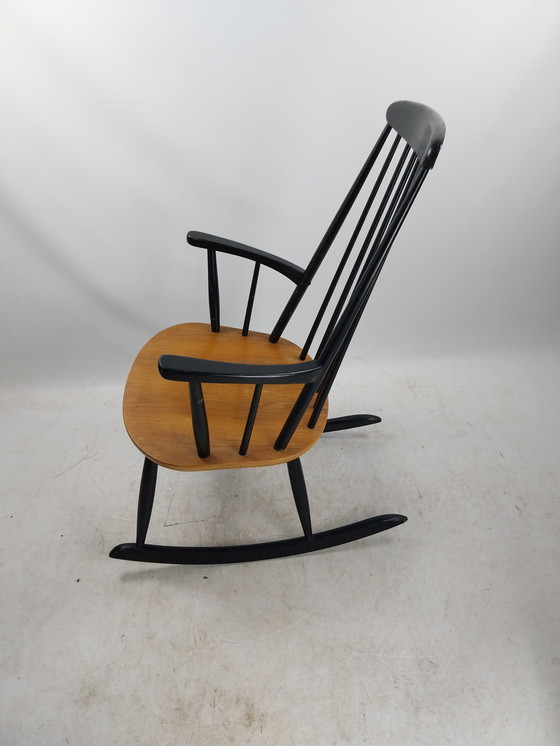 Image 1 of 1 X Scandinavian Rocking Chair In Style From Tapiovaara.