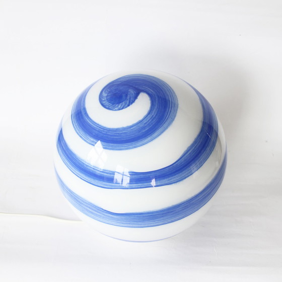 Image 1 of Retro Glass Swirl Lamp