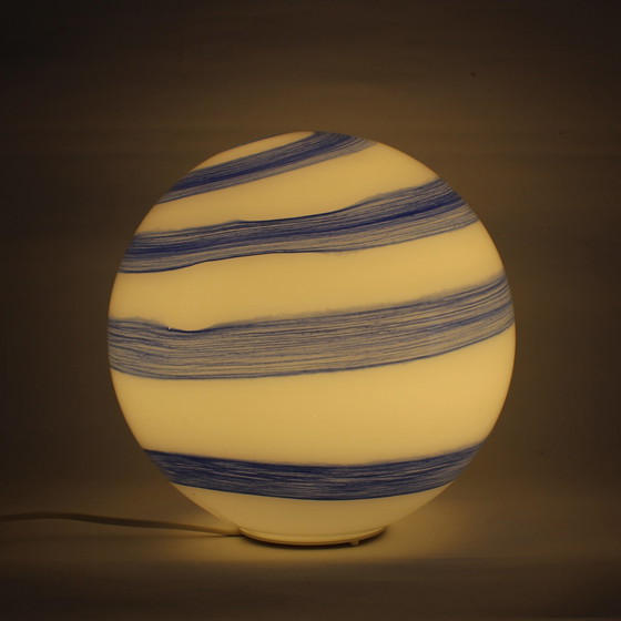 Image 1 of Retro Glass Swirl Lamp