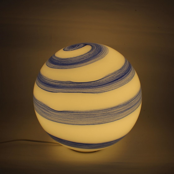 Image 1 of Retro Glass Swirl Lamp