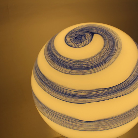 Image 1 of Retro Glass Swirl Lamp