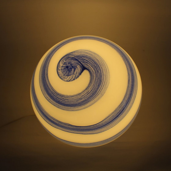 Image 1 of Retro Glass Swirl Lamp