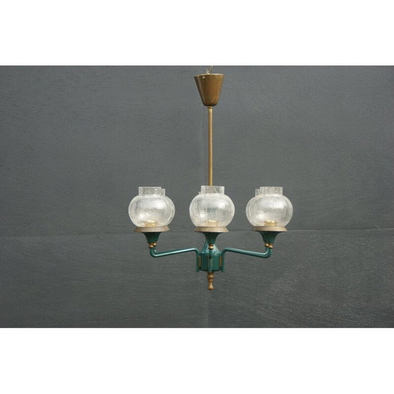 Image 1 of Lampadario vintage in ottone di Kaiser-Leuchten, Germania 1960