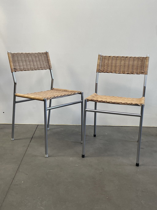 Two Spectrum Dining Chairs, Martin Visser, Se05