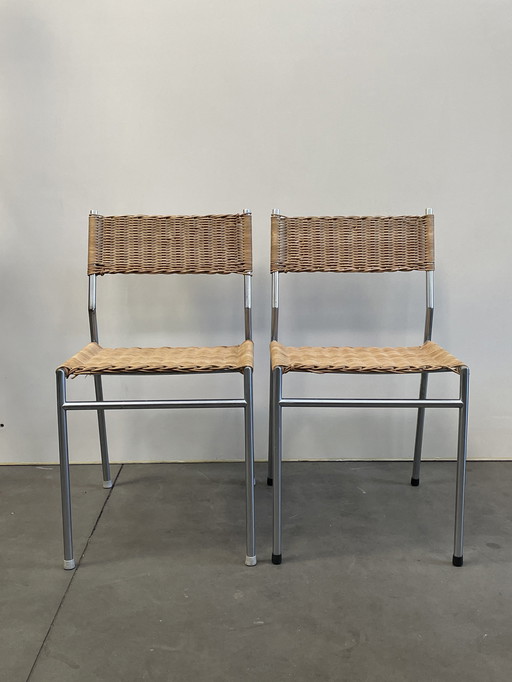 Two Spectrum Dining Chairs, Martin Visser, Se05