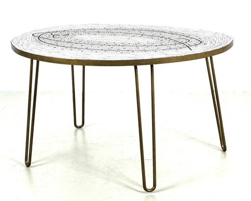 Vintage mosaic coffee table