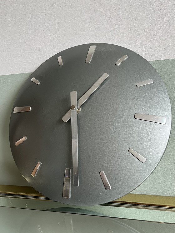 Image 1 of Ikea Design Clock 1999 Silver