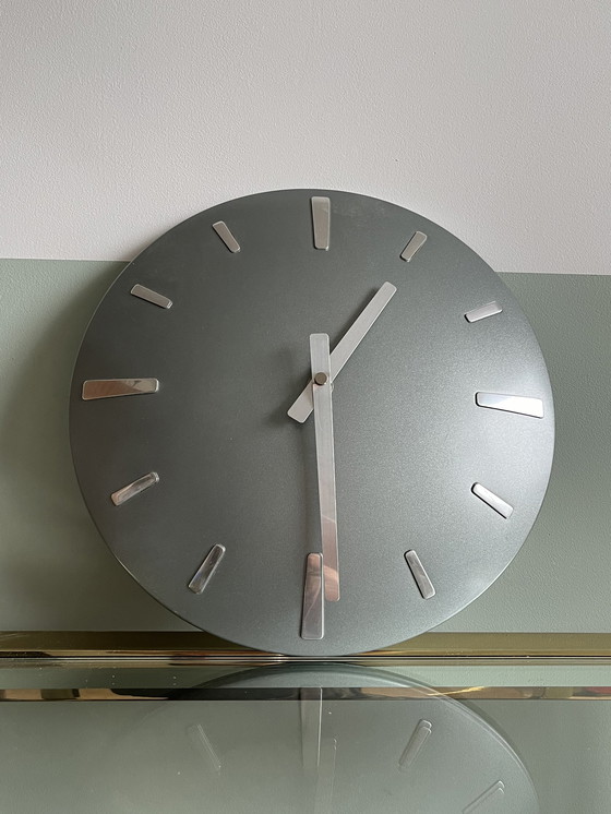 Image 1 of Ikea Design Clock 1999 Silver