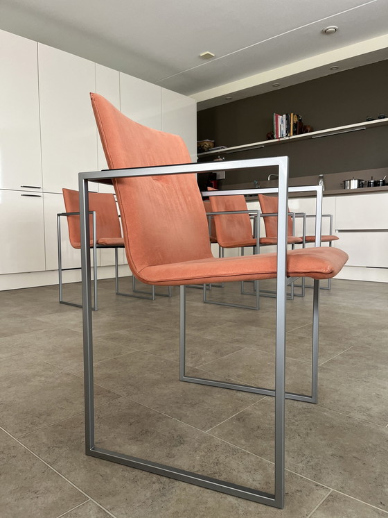 Image 1 of Arco Graphic Dining Table And 6 Chairs