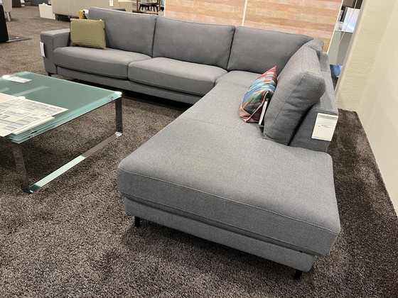 Image 1 of Rolf Benz Ego Corner Sofa Graphite Gray Fabric