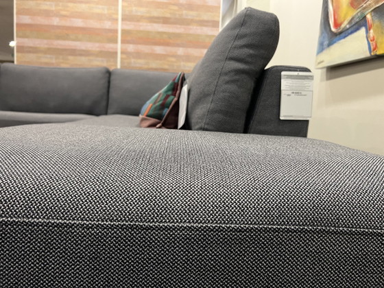 Image 1 of Rolf Benz Ego Corner Sofa Graphite Gray Fabric