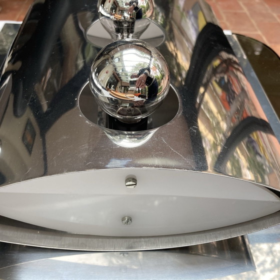 Image 1 of Coppia di lampade da parete Space Age anni '70 di Goffredo Reggiani