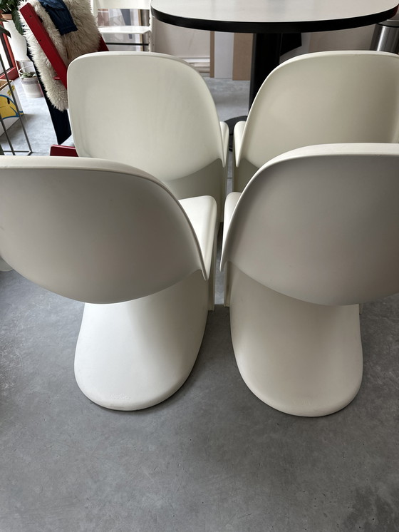 Image 1 of 4x Verner Panton chairs