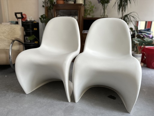 4x Verner Panton chairs