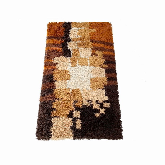 Image 1 of Tappeto vintage multicolore Rya a pelo lungo di Desso, Paesi Bassi, anni '70