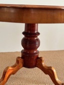 Mesa de comedor redonda Biedermeier