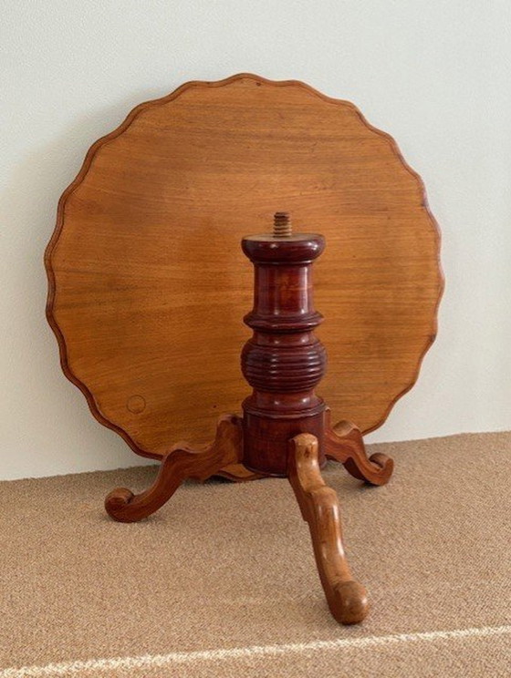 Image 1 of Round Biedermeier Dining Table