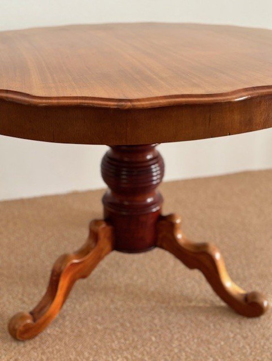 Image 1 of Round Biedermeier Dining Table