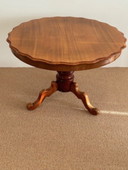 Mesa de comedor redonda Biedermeier