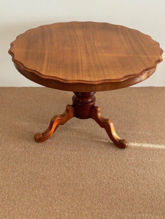 Image 1 of Round Biedermeier Dining Table