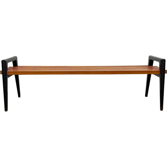 Image 1 of Vintage wooden bench, Italy 1950s