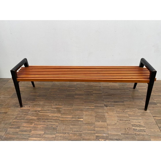 Image 1 of Vintage wooden bench, Italy 1950s