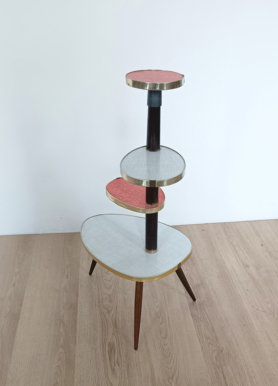 Image 1 of Fifties plant table with tiers.