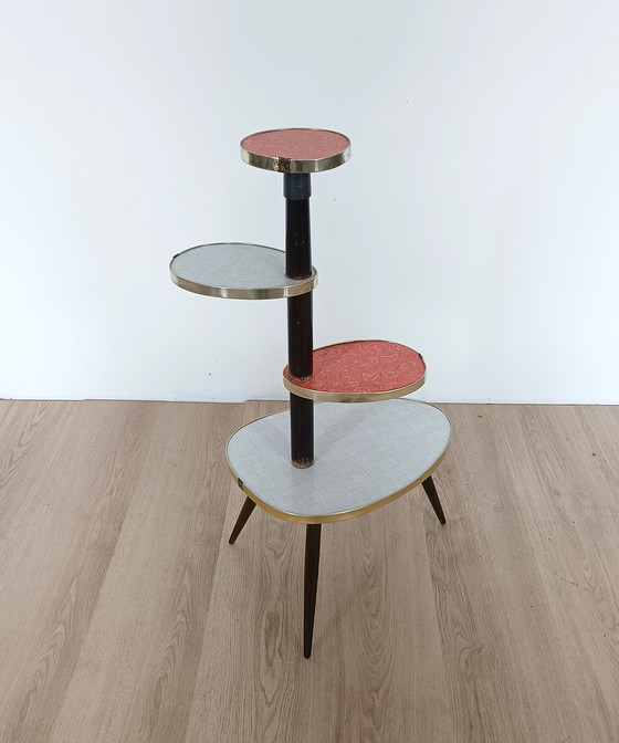 Image 1 of Fifties plant table with tiers.