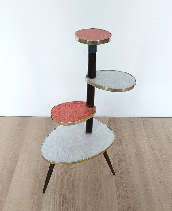 Image 1 of Fifties plant table with tiers.