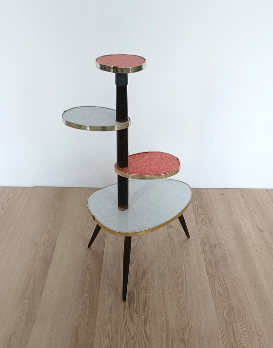 Image 1 of Fifties plant table with tiers.