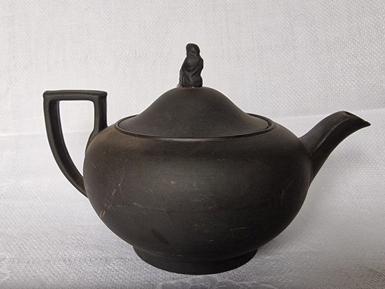 Image 1 of Wedgwood black basalt coffee & tea set