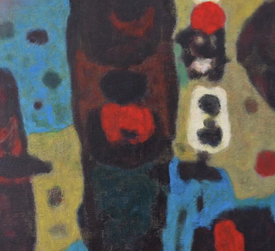 Image 1 of Willem Boon, Abstract Composition, 20th Century, Oil on Canvas