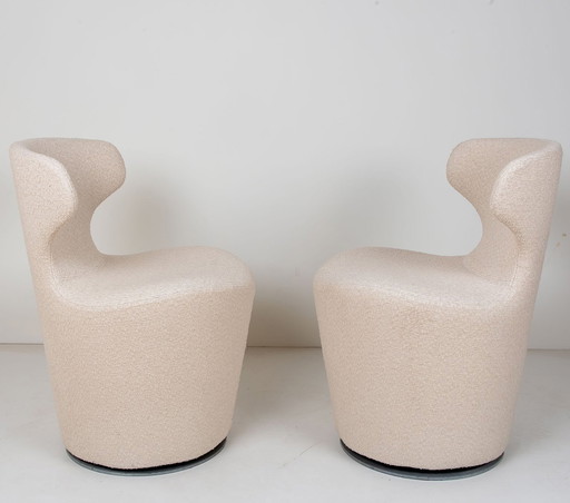 1 Of 4 Piccola Papilio Armchairs From B&B Italia, Reupholstered