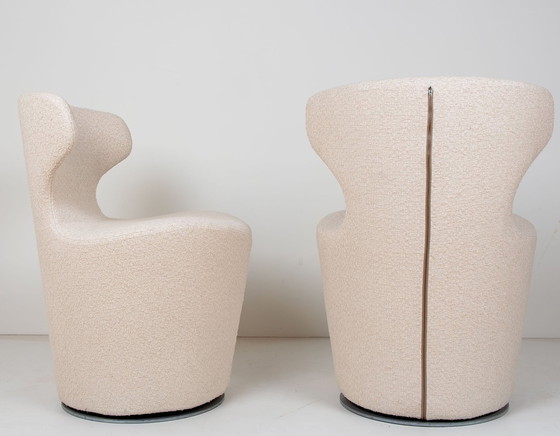 Image 1 of 1 Of 4 Piccola Papilio Armchairs From B&B Italia, Reupholstered