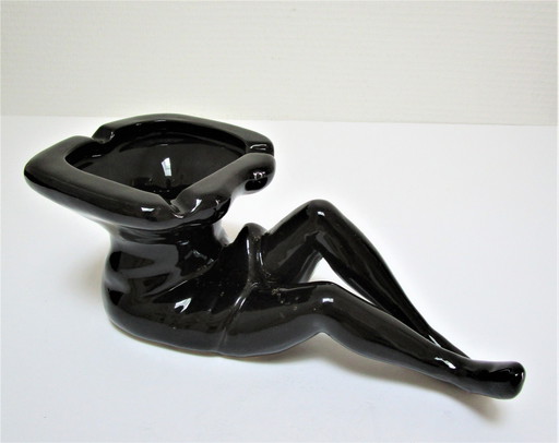 Ashtray Ceramic Legs 80s