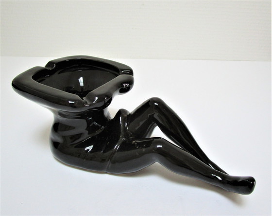 Image 1 of Ashtray Ceramic Legs 80s