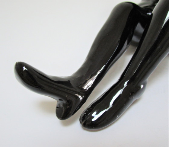 Image 1 of Ashtray Ceramic Legs 80s