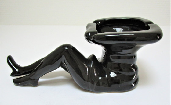 Image 1 of Ashtray Ceramic Legs 80s