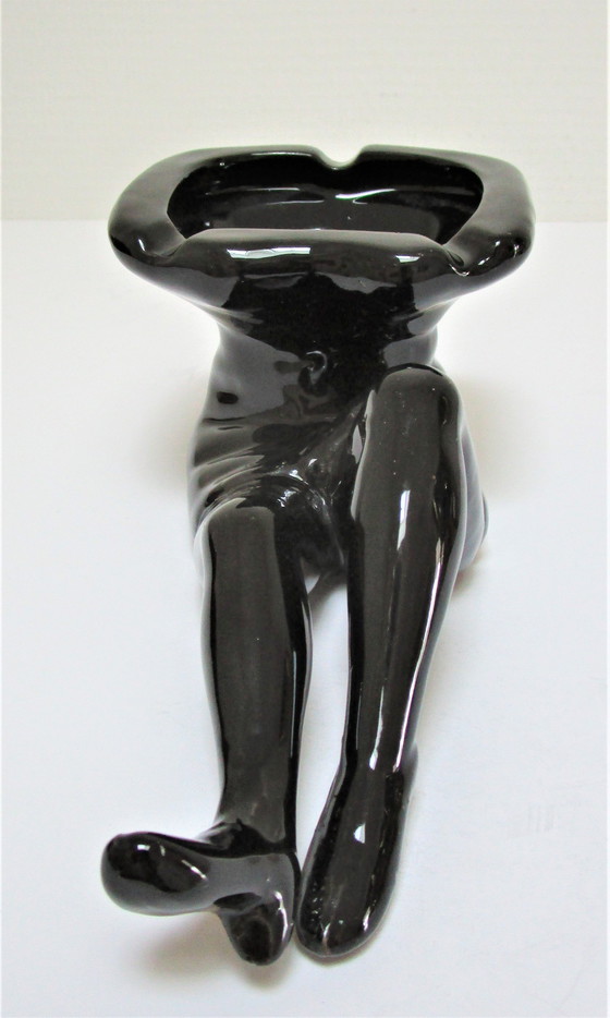 Image 1 of Ashtray Ceramic Legs 80s