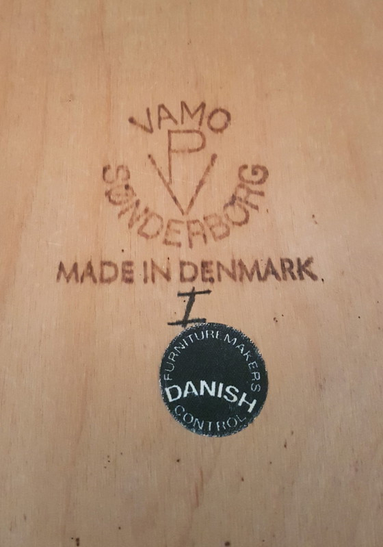 Image 1 of Chaise de salle à manger danoise en teck de Vamo Sønderborg