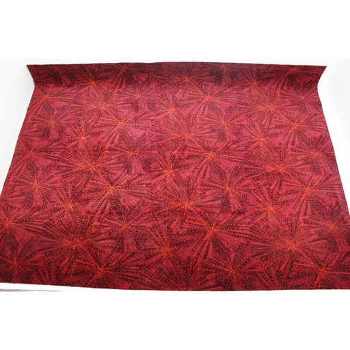 Vintage geometric rug by A. Ambrossová, Czechoslovakia 1960