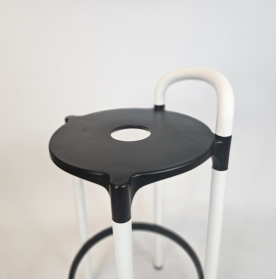 Image 1 of Tabouret de bar - modèle 'polo' - design - Anna Castelli Ferrieri pour Kartell - Italie - années 1970