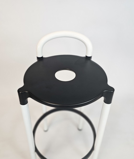 Image 1 of Tabouret de bar - modèle 'polo' - design - Anna Castelli Ferrieri pour Kartell - Italie - années 1970