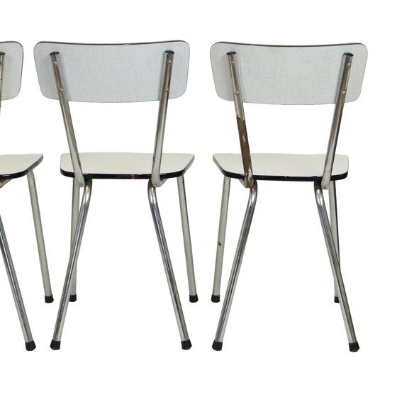 Image 1 of 4 Gray Formica Chairs