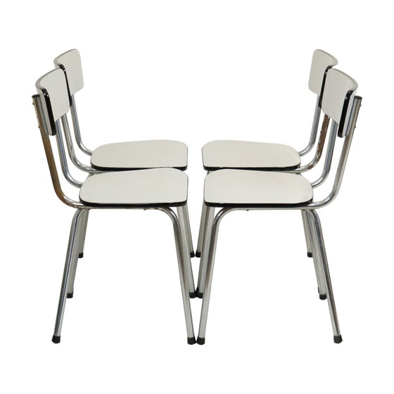 Image 1 of 4 Gray Formica Chairs