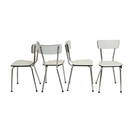 4 Gray Formica Chairs