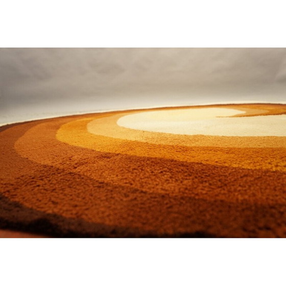 Image 1 of Vintage wool rug by Ewald Kröner for Saarinen Tisch, Germany 1970