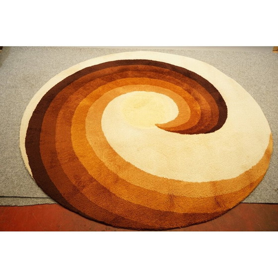 Image 1 of Vintage wool rug by Ewald Kröner for Saarinen Tisch, Germany 1970