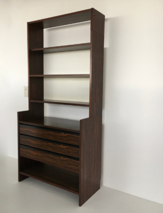 Image 1 of Poul Cadovius for klm rosewood cabinet, 1970's